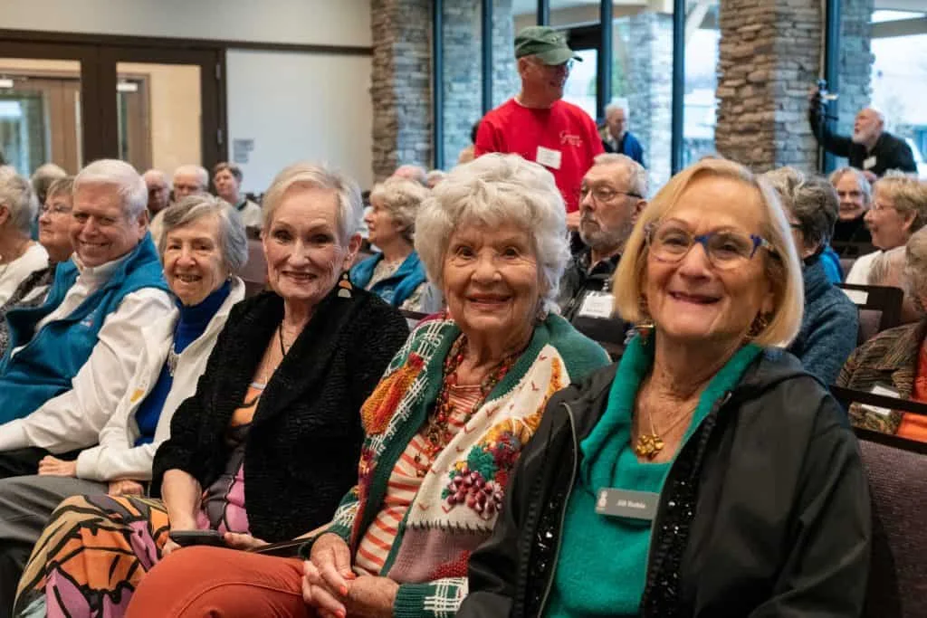 residents at open house close up 2