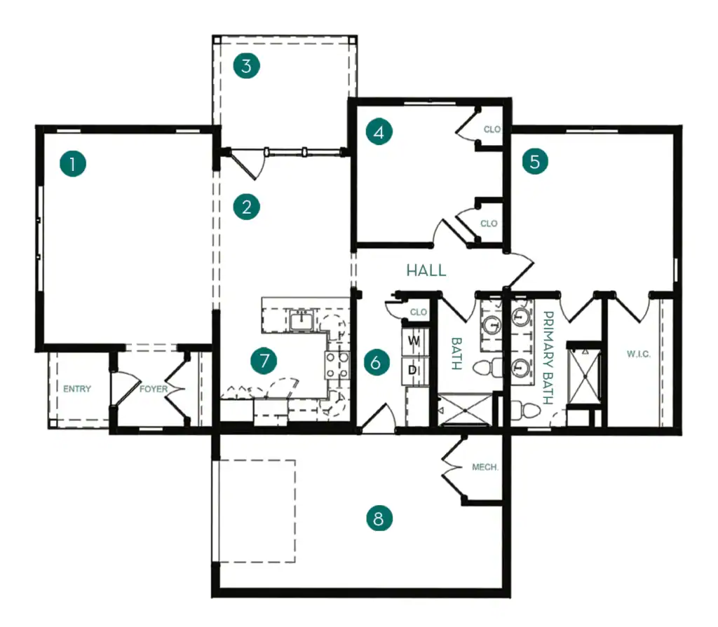 meadowmont 4 floorplan 1