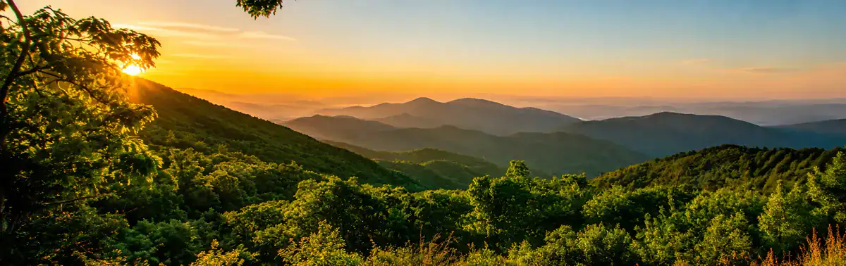 mountain sun